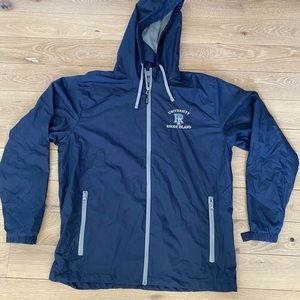 University of Rhode Island Long wind breaker jacket